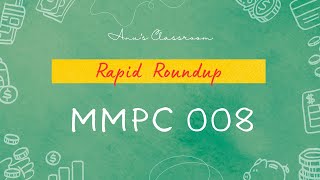 MMPC 008 - Information Systems for Managers | Rapid Roundup | All 15 Units