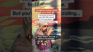 How to make money from your phone #makemoneyfromyourphone #digitalmarketing #workfromanywhere