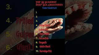 10 Scariest Fish In The World! #dragonfish #scaryfacts #deepsea