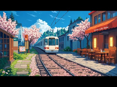 Spring Lofi Journey 🌸 Bright & Happy Beats for a Beautiful Day 🚋 Lofi Hip Hop to study / relax