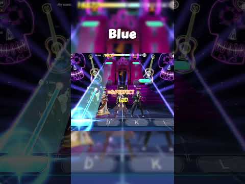 Blue - Idol party #idolparty #kpop #dancegame #gameplay #dancevideogame #rhythmgame #dance