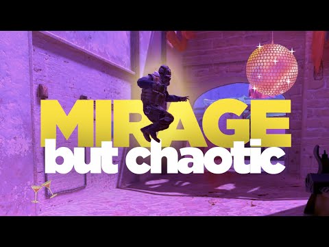 ONLY CHAOS ON MIRAGE #counterstrike2 #cs2 #csgo