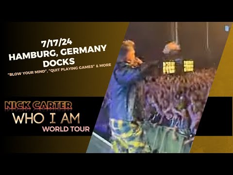 Nick Carter - Instagram Live 7/17/2024 - Hamburg, Germany - Who I Am Tour