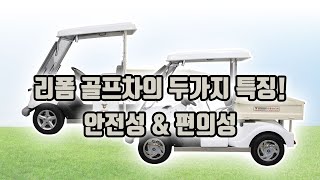 [황소농기계] 리폼 골프카 의 특징! 안전성과 편의성!
