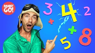 "Math Whiz!" Addition Song  /// Danny Go! Kids Learning Songs for Kindergarten