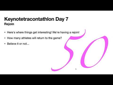 Keynotetracontathlon Day 7