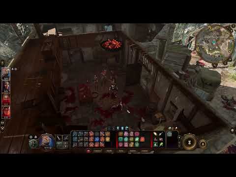 Oh shit they're back! Better play dead - Baldur's Gate 3
