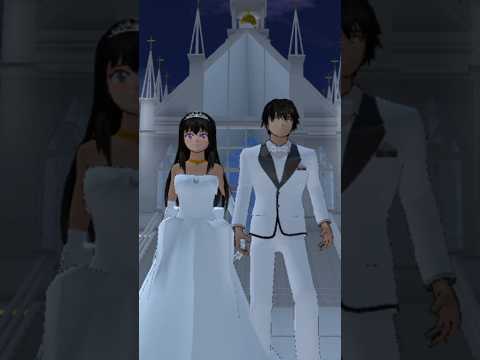 ❤️👰🏻🤵🏻#dramasakuraschoolsimukator #ساكورا_سكول_سمليتر #sakuraschools #yandere