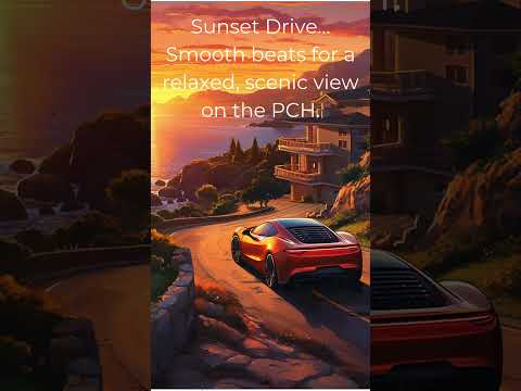 Sunset Drive… Smooth beats for a relaxed, scenic view on the PCH. #SunsetDrive #ChillBeats