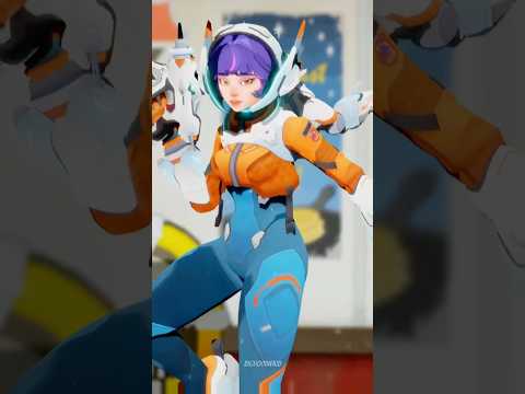 Come on Juno cuss! #overwatch2 #animation #digitalart #space #mars