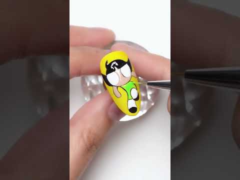#Shorts Cartoon Nail Art