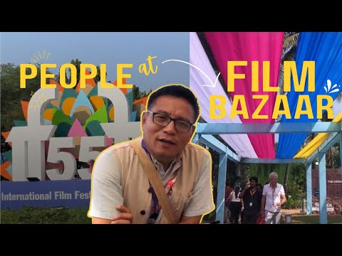 People at Film Bazaar | Alexander Leo Pou on Films from North-East India