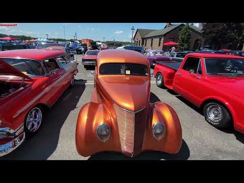 2022 Syracuse Nationals classic car show 1000s of classic cars hot rods street rods old trucks 4K