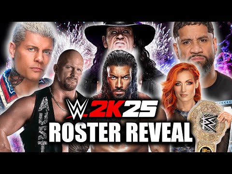 WWE 2K25 NEW ROSTERS! Here are Some Cool Ideas To Build On This Years' Roster!