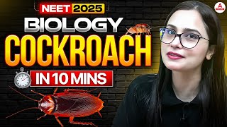 Cockroach In 10 Minutes | NEET Biology Quick Revision | NEET 2025 Biology | Dr Gargi Singh