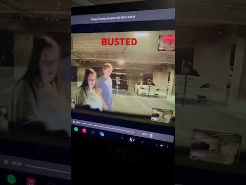 Vandalism caught on camera #cybertruck #tesla #sentrymode #haters