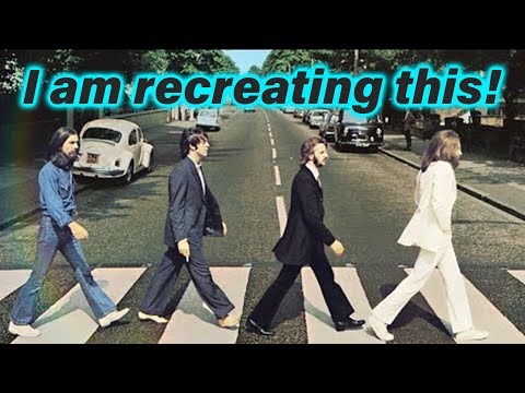 Recreating a Famous Beatles Photo - The Beatles Edit - RED35 VLOG 124