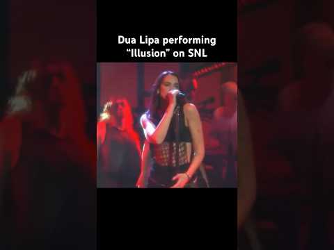@dualipa performs #Illusion on @SaturdayNightLive 🪄