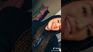 white girl box braids TikTok