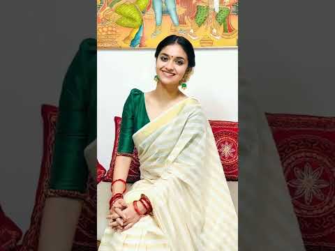 South Indian Actress in Kerala Saree | #shorts #shortvideo #malayalam #keralatradition #tamil #saree