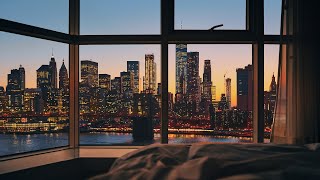 Glittering City View New York Hotel ambience ✨ Design making tutorial