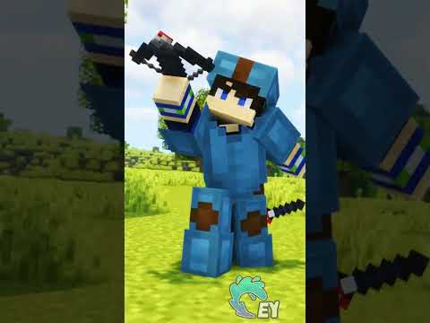 Paintballing in Minecraft…