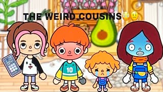 THE WEIRD COUSINS😳🤨||*WITH VOICE*|| Toca Boca roleplay