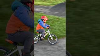 "Tiny Trailblazer: 3-Year-Old Rides the Pump Track with Endless Smiles!" #kidswhoshred #bmx