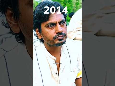 Evolution Of Nawazuddin Siddiqui 🇮🇳 , 2009 to 2023 | #nawazuddinsiddiqui #evolution #shorts #viral