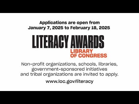 Apply for the 2025 Literacy Awards