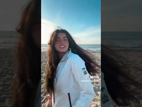 BRAND NEW: Angelina Jordan on the beach #angelinajordan #reaction #new #viral #fyp #beautiful #happy