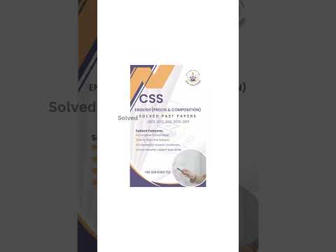 CSS ENGLISH PRECIS & COMPOSITION PAST PAPER 2021 #css  #fpscpreparation #preciswriting #education