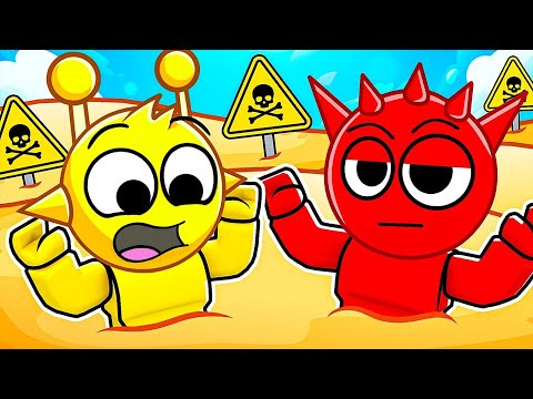 Can SPRUNKI ESCAPE ALL QUICKSAND TRAPS in Roblox? (Incredibox)