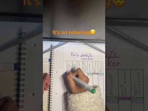 The second day! #relaxing #relaxingmusic #bulletjournal #drawing #painting