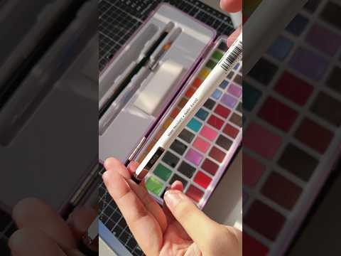let's unbox this meiliang watercolor paint! #watercolor #paulrubens #unboxingshorts