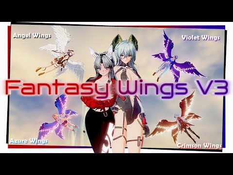 Wings Mod - Fantasy Wings V3 - Woju Mod - Wuthering Waves 2.3 Mod