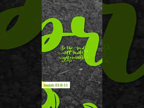 Seeds - Isaiah 61:8-11 #garden #springup #shorts