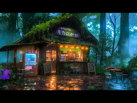 Raining In The Forest 🌳 Pluviophile Lofi To Enjoy The Tropical Rain Forest Vibes  🌳 Lofi Hip Hop Mix