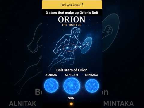 Orion’s Belt: Unveiling the Secrets of the Hunter Constellation 🌌✨ #cosmiccuriosity