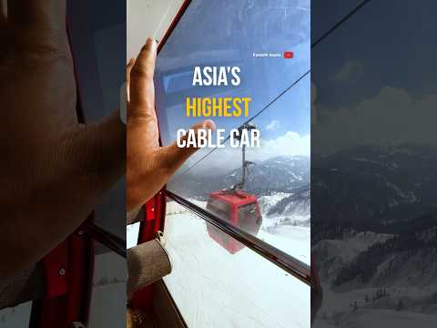 The Highest Cable Car in Asia | 14,000 ft. | Kashmir