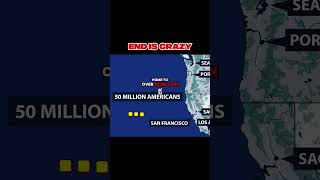 Why So Few Americans Live In This HUGE Area Of The West Coast? #geographyeducation #shorts #map