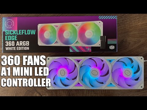 Cooler Master SickleFlow EDGE 360 ARGB - Overview & Connection Tutorial