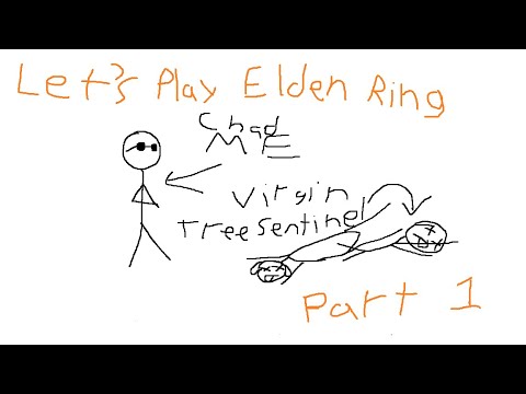 Let's play Elden Ring Pt. 1: Beating a horseman to death with a stick