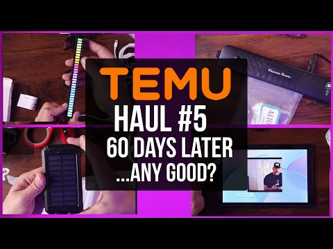Temu Haul #5 60 Day Update: Neon Signs, iPhone Cords, Budget Tablet