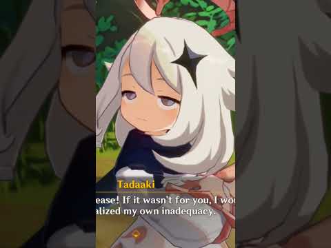 Paimon eye-rolling is just..