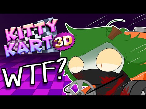 SmokeeBee Plays HORRIBLY DISTURBING GO-KART GAME | Kitty Kart 3D