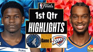 Minnesota Timberwolves vs Oklahoma City Thunder Full Highlights 1st Qtr| May 28| 2025 NBA Highlights