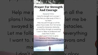 Find Strength & Courage Through Prayer #faith