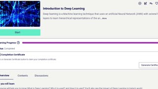 Introduction to Deep Learning answer from Infosys springboard #infosysspringboard