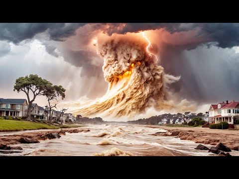 Mother Nature Got on Camera Getting Very Angry
